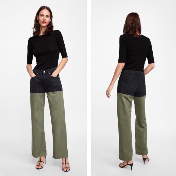 zara city worker jeans